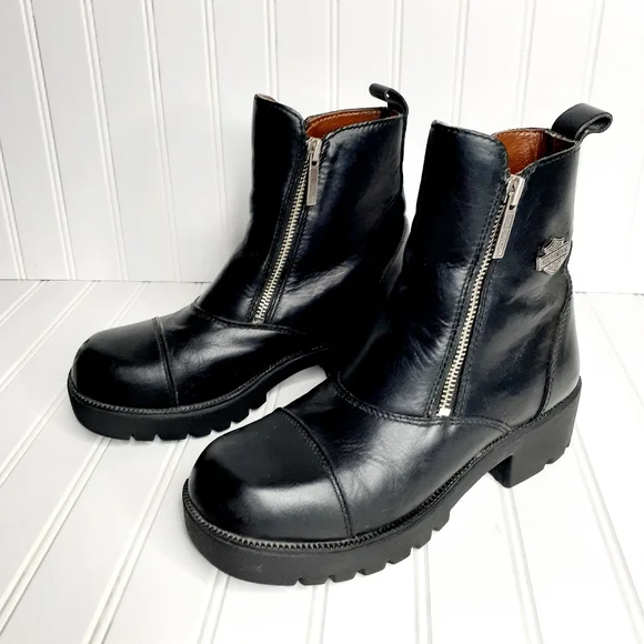 Harley Davidson Amherst Motorcycle Boots - Picture 3 of 17
